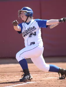 Bluejays Host Aces in Softball Doubleheader