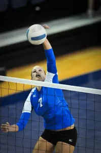 Volleyball Takes Down Indiana State in Five Sets