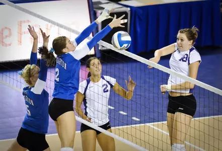 Second Place Volleyball Visits Third Place Shockers, Fourth Place Bears