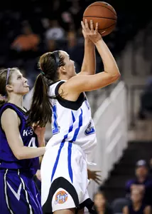 Bluejays Bite Bulldogs, 77-57, in Women's Basketball