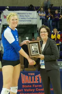 No. 11 UNI Too Much As Volleyball Falls in Valley Title Tilt