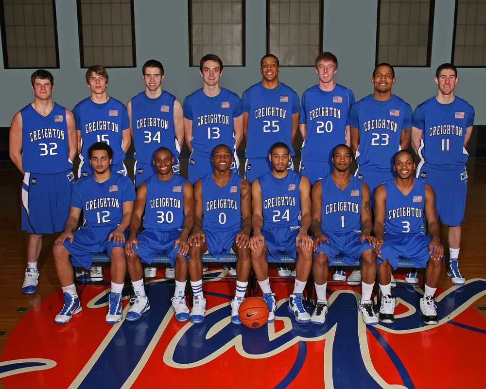 2009-10 Creighton Men's Basketball Team Photo