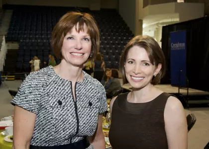 Connie Ryan and Shannon Miller