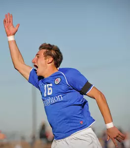 Men's Soccer Bucks Broncos 2-1 in Exhibition Play