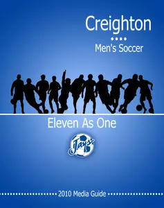 2010 Creighton Men's Soccer Media Guide
