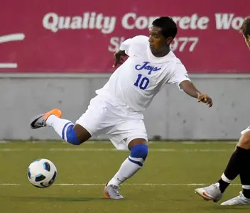 No. 24 Men's Soccer Posts Fourth Straight Shutout, Tops DePaul 2-0