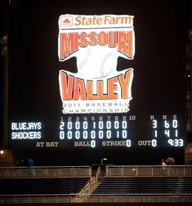 Baseball Tops Wichita State 3-1 to Win MVC Tournament Title