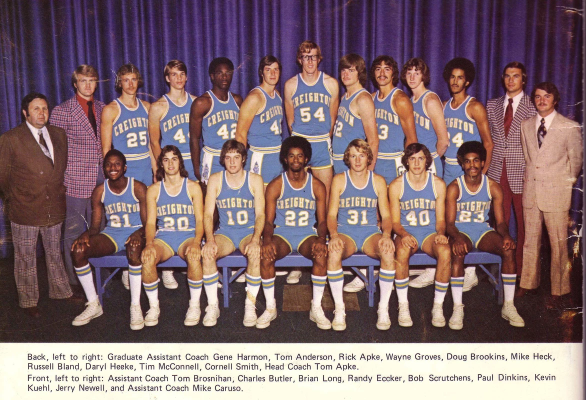 1974-75 Creighton MBB Team Photo