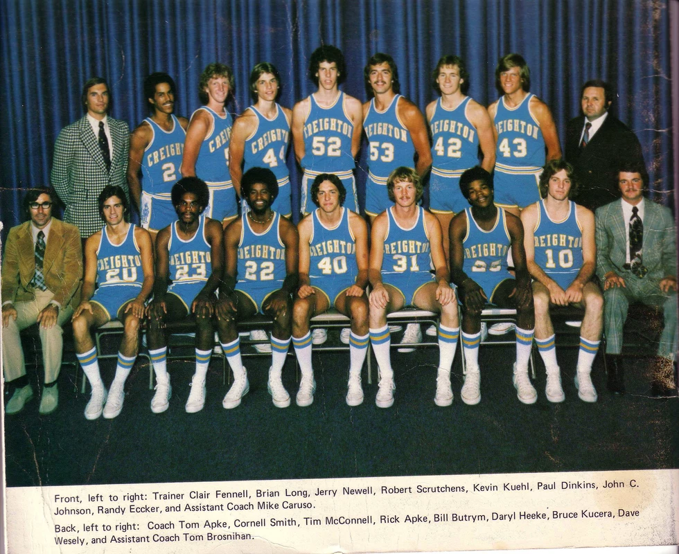 1975-76 Creighton MBB Team Photo