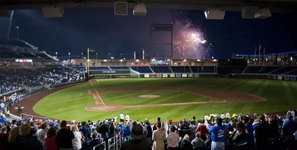 Fireworks at TD Ameritrade Park Omaha