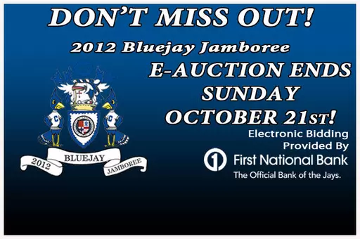 Jamboree Auction Ends Sunday