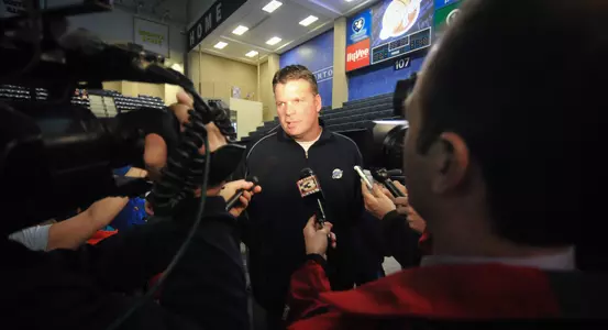 Greg McDermott TV media camera press