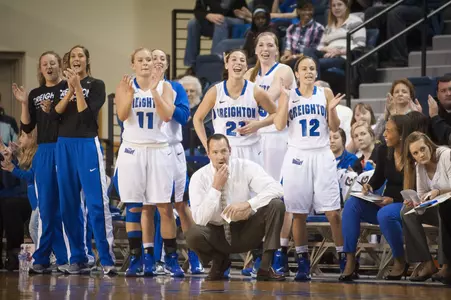 Creighton WBB Hosts Missouri State on Valentine's Day