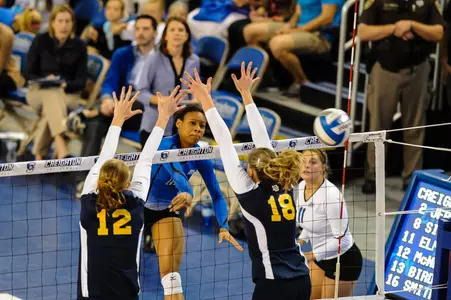 Volleyball Falls From First With Loss At Marquette