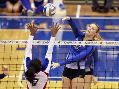 Volleyball's Sweet 16 Dream Ends in Second Round at Kansas