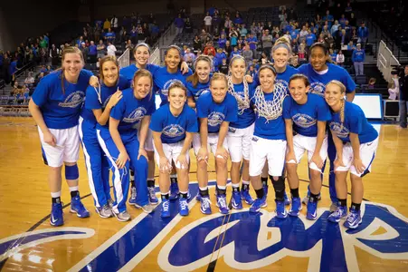 Creighton WBB Claims Share of MVC Crown with 61-42 win Over SIU