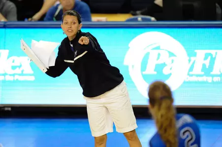 Booth's Dramatic 200th Win Moves Volleyball Into First Place