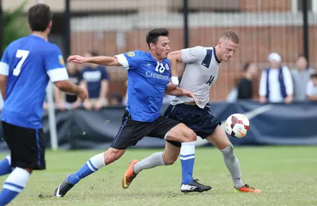 No. 3 Men's Soccer Plays No. 12 Georgetown to Scoreless Tie