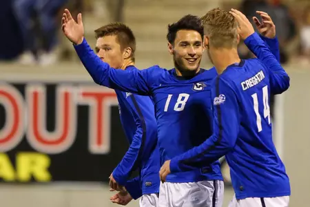 Men's Soccer Reaches Elite 8 with 2-1 Win over Xavier