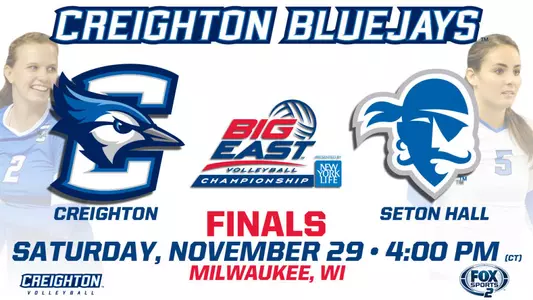 Volleyball To Tangle With Seton Hall For BIG EAST Tourney Crown