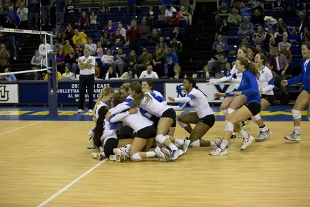 Volleyball Wins First BIG EAST Tournament Title