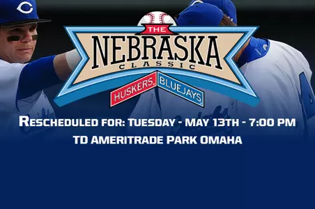 Baseball with Nebraska Postponed to May 13