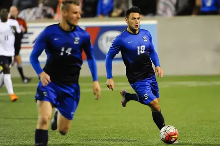 No. 5 Men's Soccer Visits No. 3 Georgetown For BIG EAST Tournament Championship Image