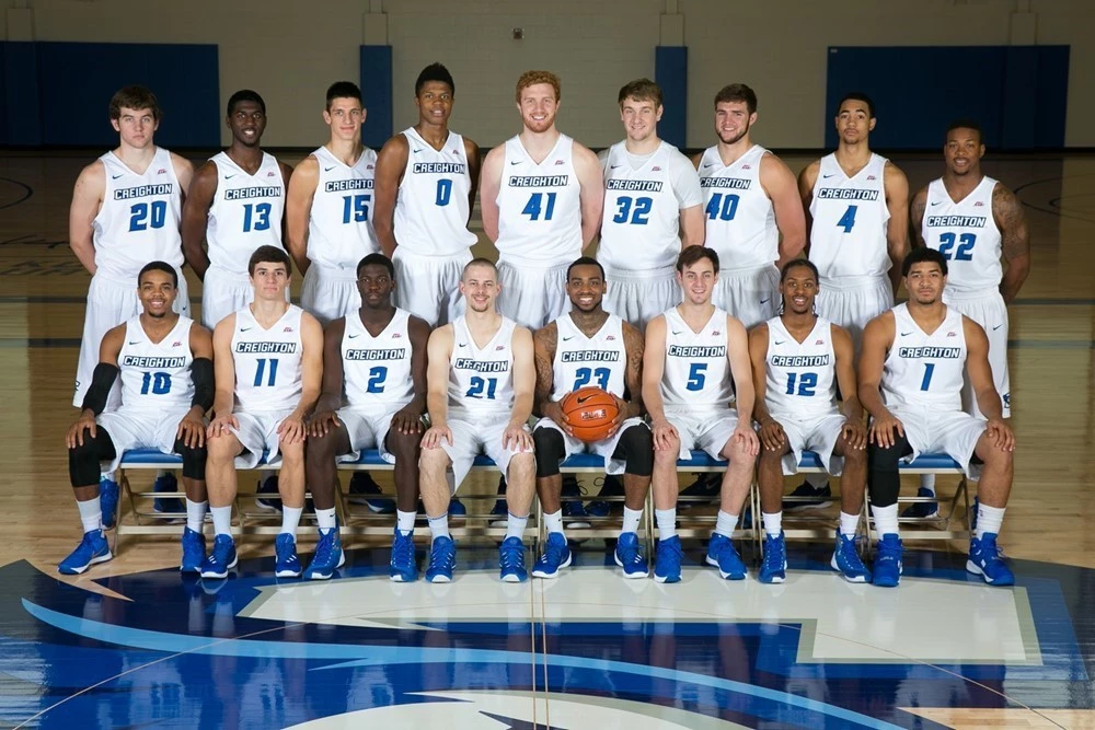 2015-16 Creighton Men's Basketball Team Photo