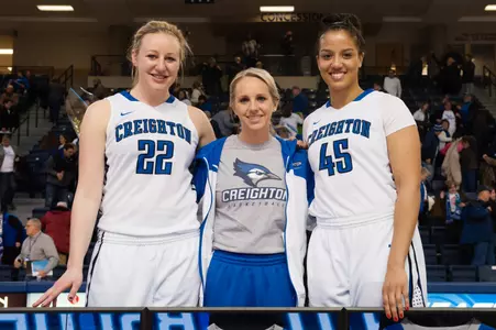 Bluejay WBB Turns in 82-60 Win Over Marquette on Senior Day
