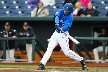 Small Ball Leads Baseball to 8-5 Win at South Dakota State