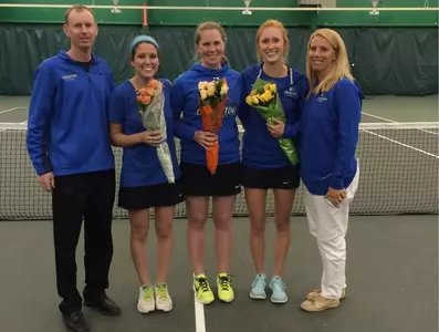 Women's Tennis Shuts Out Doane on Senior Day
