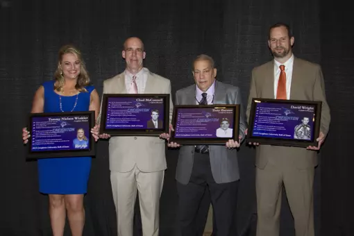 Tammy Nielsen Winkler, Chad McConnell Tony Barone David Wright 2015 hall of fame