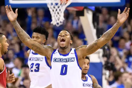 Marcus Foster celebrates