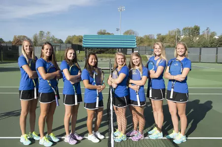 2015-16 Creighton Women's Tennis team photo
