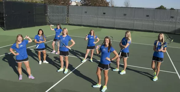 2015-16 Creighton Women's Tennis team photo