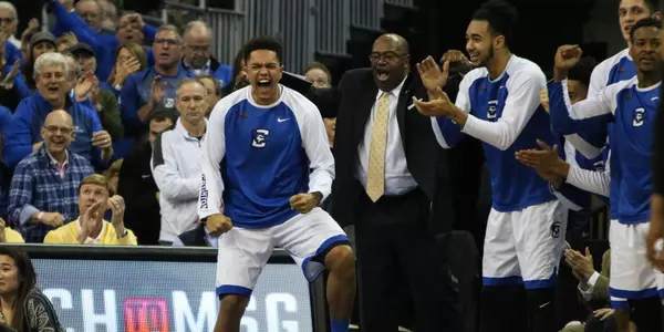 Jordan Scurry leads excited bench