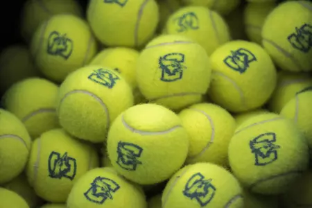 Creighton Tennis Balls Logo