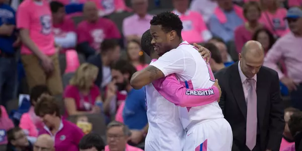 Marcus Foster hug