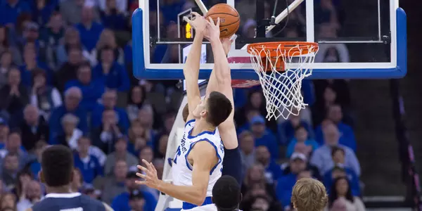 Martin Krampelj blocked shot