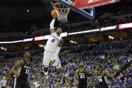 Marcus Foster dunk