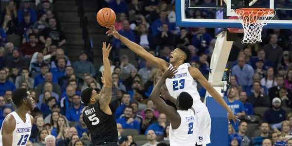 Justin Patton blocked shot