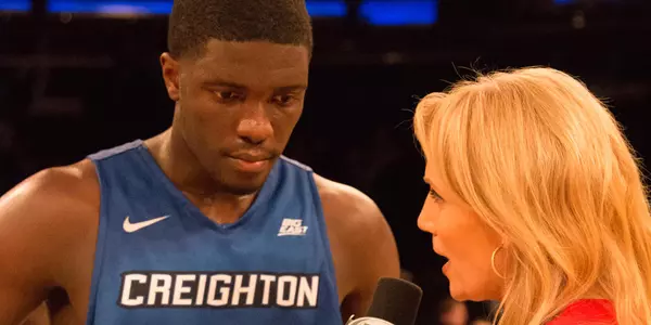 Khyri Thomas and Lisa Byington FS1 interview press