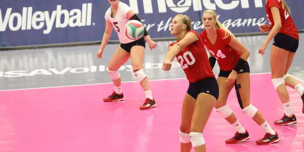 Taryn Kloth with USA Volleyball