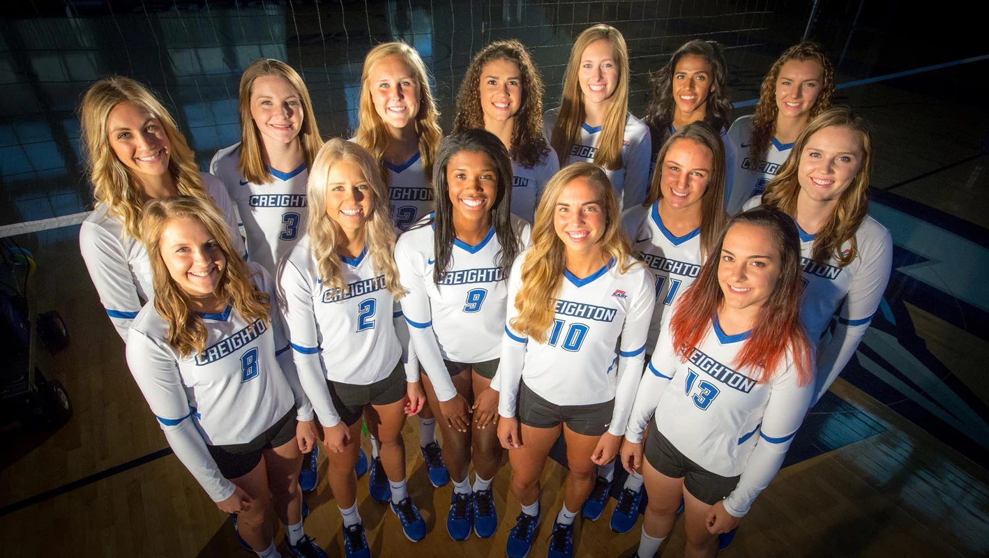 2017 Creighton Volleyball Team Photo