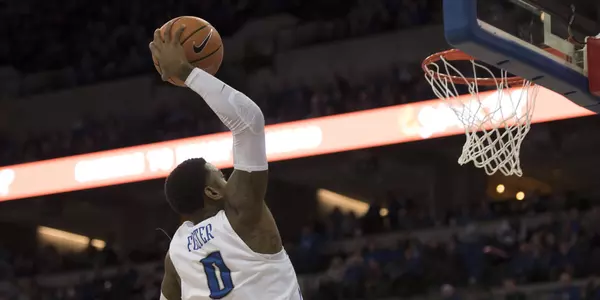 Marcus Foster dunk