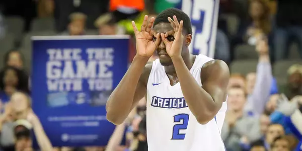 during their Wednesday Jan. 3, 2018 NCAA basketball game at the Century Link Center in Omaha, Neb. (Creighton Photo/DaveWeaver)