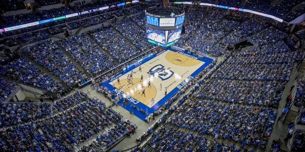 CHI Health Center Omaha court floor crowd