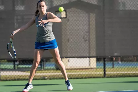 BIG EAST Conference Tournament at Cayce Tennis & Fitness Center, in Columbia on April 26, 2018. John A. Carlos II for the Big East