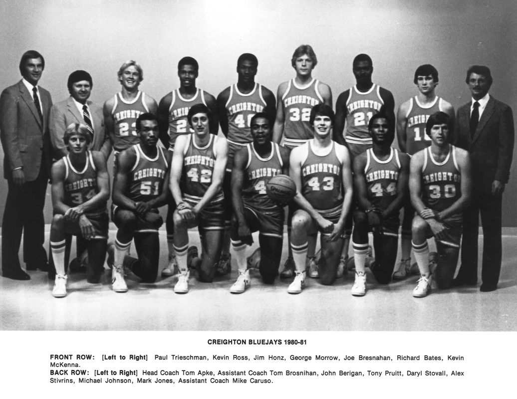 1980-81 Creighton MBB Team Photo