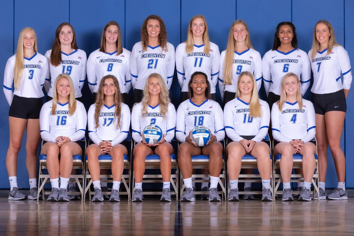 2019 Creighton Volleyball Team Photo